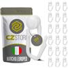 CZ Store ✮Garanzia a Vita✮-CZ Store®-100 Ganci per Tende da Binario-Ganci Tenda Bianchi in Plastica-Scorrevoli per Binario Tenda-Ganci per Tende da Finestra e Tende Doccia