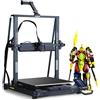 ELEGOO Neptune 4 Max Stampante 3D Dimensioni di Stampa 16.53×16.53×18.89in | 500mm/s Alta Velocità con Firmware di Klipper, Livellamento Automatico in 121 Punti, Estrusore Diretto a Doppio Ingranaggio