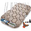 KESSER® Geo - Doccia da giardino, per tutti, grande, piccola e a quattro zampe, antiscivolo, resistente ai raggi UV e alle intemperie, antiruggine e resistente alla muffa, controllo tramite pedale