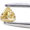 Surat*Diamond*City Sura*Diamond*City Diamante Naturale 0,07 Ct A Cuore Giallo Sciolto