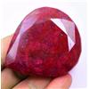 Gemscopious 425.5 CT Naturale Grande Rosso Rubino Certificato Earth-Mined Pera Taglio Loose