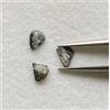 Sparkling Fancy Diamonds Fette Di Diamante Naturale Polki Diamante Grezzo 0.30tcw 3Pezzi/lotto