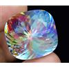 Naturale Mystic Quarzo 50.50 KT Arcobaleno Colore Fantastico Certificato Gemma