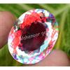 Naturale Mystic Quarzo 60.75 KT Arcobaleno Colore Fantastico Certificato Ovale
