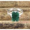 Anello Uomo In Argento 925 Con Smeraldo Colombiano Naturale Certificato 8,20 Ct