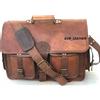 Fatto a mano Borsa A Spalla In Pelle Vintage Ultimo Stock Per Laptop E Scuola