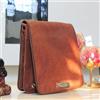 Fatto a mano Borsa A Tracolla In Pelle Per Uomo, Porta Computer, Borsa Verticale