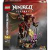 LEGO Ninjago 71846 Mech Cavaliere del Fuoco, Giocattolo con Action Figure Robot, Minifigure e Mostro Marino, Idea Regalo 14+