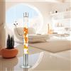 Licht-Erlebnisse Lampada lava XXL grande, lampada da terra, lampada retrò arancione, 76 cm, lampadina inclusa, G9 50 W con interruttore a cavo, calda, attiva, atmosferica, lampada vulcano