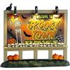 Lemax® Spooky Town®, cartello con scritta Welcome to Spooky Town, per Halloween Village e decorazione per la casa