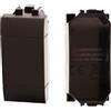 A2ZWORLD 2 Pezzi Copritasti Copriforo Falso Polo, Compatibile Con Bticino Living International, Colore Nero, Serie MBL, Occupa 1 Posto