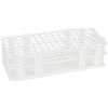 stonylab Portaprovette, 13 mm 90 Posti Supporto Portaprovette in Plastica Bianca Amovibile a 3 Livelli, per Uso in Laboratorio