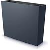 IMJ-Global Vaso per Fiori Piante Rettangolare Urbi Case T In Plastica 77x23,5x68,7cm Da Interno Esterno Nero 100 Litri Design Moderno