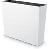 IMJ-Global Vaso per Fiori Piante Rettangolare Urbi Case T In Plastica 77x23,5x68,7cm Da Interno Esterno Bianco 100 Litri Design Moderno