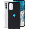 KJYF Cover per Motorola Moto G82 5G (6,6), Ultra Sottile Silicone Protezione Case Anti-Graffio Antiurto Morbido TPU Bumper Custodia per Motorola Moto G82 5G - Nero