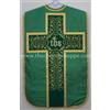 The Church Shoppe Nuovo Verde Fiddleback Casula Massa Casula Con 5 PC Set Tela Foderato