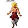 Bandai Raro Dragon Ball Dietro To The Film Kuji 2021 Broly Figura Biondo Capelli Ver.