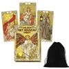 LO SCARABEO Golden Art Nouveau Tarot Grand Trumps Mazzo 22 Carte LO SCARABEO Con Borsa