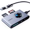 llano R501 CFexpress Tipo A/SD Lettore di Schede, USB 3.1 Gen 2 (10 Gbit/s) | SD 4.0&CFexpress Card Reader ad alta velocità 900 MB/s, lettore di schede di memoria USB-C/USB-A 2-in-1 per Windows/Mac/Linux
