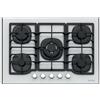 SILVERLINE - Piano Cottura CS5405W01 a Gas 5 Zone Cotture 75 cm Colore Bianco