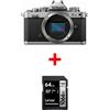 Nikon Z FC Body + SD 64GB 1066X Pro OMAGGIO GARANZIA NITAL 6 ANNI