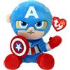 Avengers TY Marvel Avengers Capitan America - Peluche 20cm floppy
