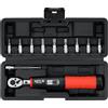 YATO Set di chiavi dinamometriche YATO da 1/4" 5-25 Nm, 11 pezzi