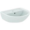 Ideal Standard - Eurovit, Lavabo monoforo da 500x440x175mm con foro della rubinetteria e troppopieno, Bianco