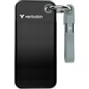 Verbatim Pocket SSD (1 TB), SSD esterno, Grigio, Nero