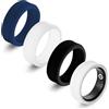 Ainiv 4 Pezzi Smart Ring Protector, Custodia Protettiva Smart Ring Silicone Compatibile con Oura Ring Gen 4 / Gen 3 / Gen 3 Horizon/Ultrahuman Ring Air, Antigraffio Elastico (M per 10 11 12 13)