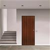 Yale Porta blindata YALE Super L 80 x H 210 cm in melaminico noce scuro, apertura spingere a sinistra, falso telaio incluso