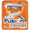 Gillette Fusion Power Lame di Ricambio 4 PZ