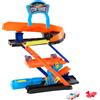 MATTEL - Hot Wheels City Transforming Stunt Garage 2 in 1 con Pista Acrobazie e Macchinina 1:64 4+ Anni