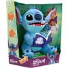 IMC TOYS - Disney Stitch Storyteller Peluche Interattivo Cantastorie con 4 Storie, 4 Canzoni e Luce Notturna 18+ Mesi