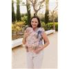 Boba Marsupio Boba X Organic, crema con stampa arkadia