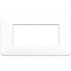 Biesse Placca 4 moduli bianca compatibile Bticino Matix Biesse