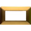Biesse Placca 4 Moduli Bronzo Compatibile Bticino Matix Biesse