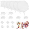Turnaroundtech Coperchi in silicone estensibile 18 pezzi rotondi misure differenti riutilizzabili ecologici Senza BPA lavabile in lavastoviglie coperchio silicone coperchi silicone estensibile per alimenti