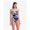 Arena Costume da bagno Arena Earth Challenge Back nero viola verde donna - 44