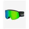 Bolle Maschera Bollé NEVADA verde scuro con lente a specchio verde