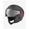 Bolle Casco Bollé Might Visor grigio titanio rosso con lente a specchio Brown Gun - M