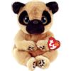 TY Beanie Bellies Izzy - Cagnolino carlino in peluche, circa 20 cm