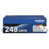 Brother TN-248VAL cartuccia toner 4 pz Originale Nero, Ciano, Magenta, Giallo