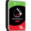 Seagate IronWolf ST16000VN001 - Disco rigido - 16 TB - interno - 3,5" (8,9 cm) - SATA 6Gb/s