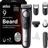 BRAUN Regolabarba BRAUN BEARD BT9520F1 CROMO, Lama in acciaio, Wet & Dry, Accumulatore, CROMO