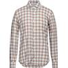 ELEVENTY - Camicia a quadri - Cammello
