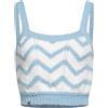 ELISABETTA FRANCHI - Top - Celeste