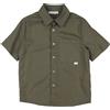PAOLO PECORA - Camicia tinta unita - Verde militare