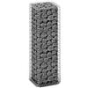 BAKAJI Gabbione in Rete di Acciaio Galvanizzato 100x30x30cm Recinzione Orto da Giardino