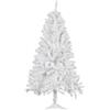 CCLIFE Albero di Natale Piccolo Slim, Albero con Aghi di Pino, 120 cm, Bianco, 225 Rami, Cushhom